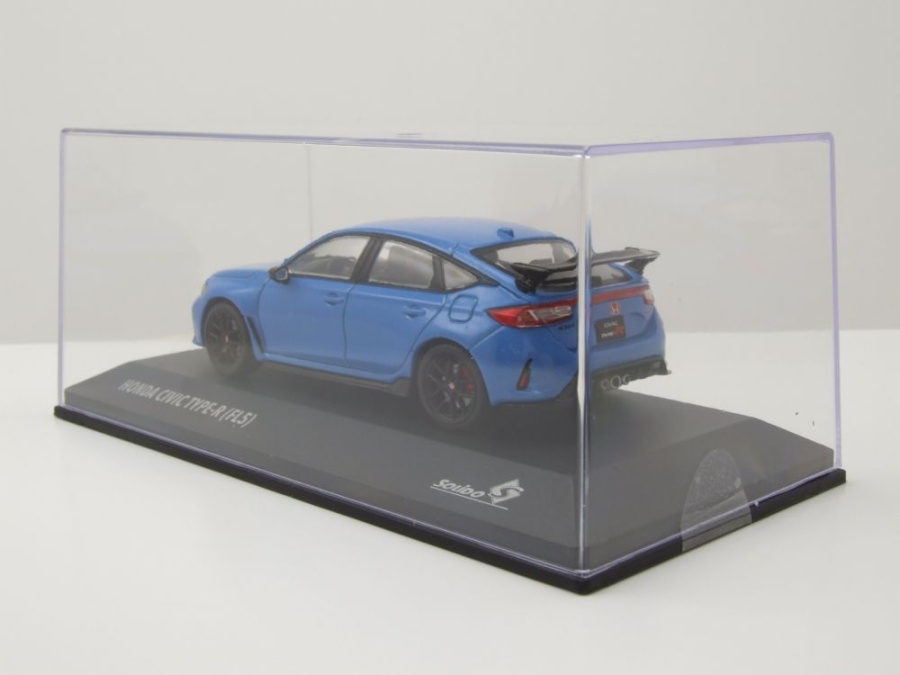 Solido 1:43 Honda Civic Type R Racing Blue Pearl 2022 – Voiture Miniature Collection Premium