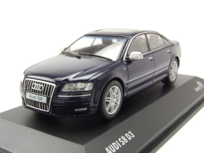 Audi S8 D3 2010 dunkelblau Modellauto 1:43 Solido