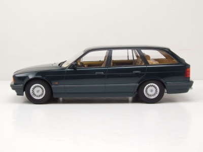 BMW 5er Touring Kombi E34 1996 grün metallic Modellauto 1:18 Triple9