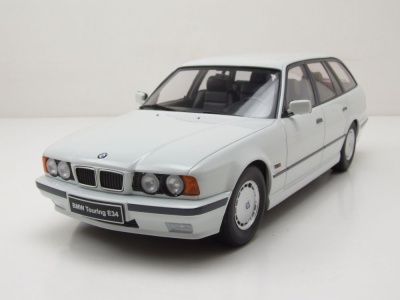 BMW 5er Touring Kombi E34 1996 weiß Modellauto 1:18...