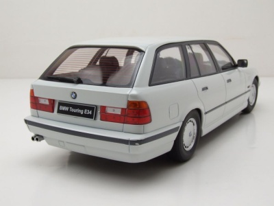 BMW 5er Touring Kombi E34 1996 weiß Modellauto 1:18...