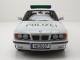 BMW 5er Touring Kombi E34 Polizei 1996 grün weiß Modellauto 1:18 Triple9