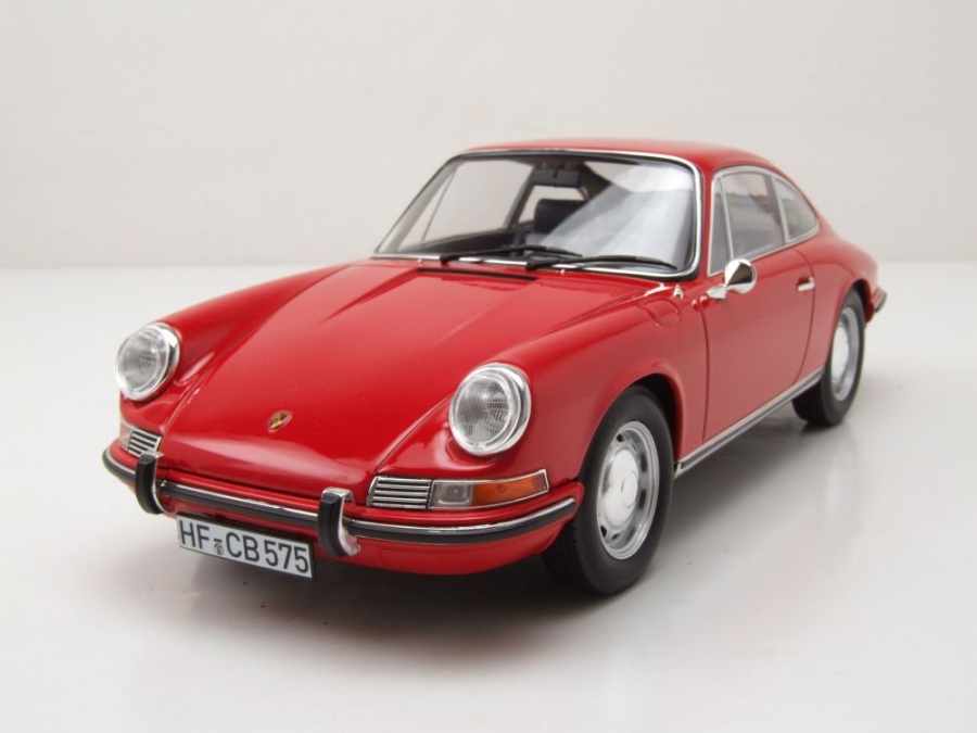 Porsche 911 L 1968 rot Modellauto 1:18 Norev