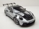 Porsche 911 GT3 RS Weissach Package 2022 silber Modellauto 1:18 Norev