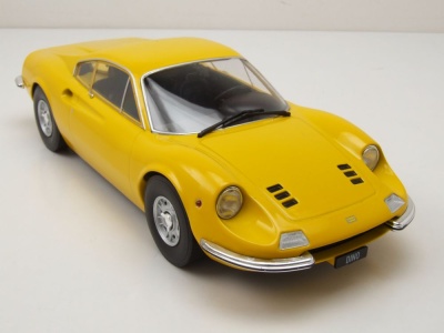 Ferrari Dino 246 GT 1969 gelb Modellauto 1:18 MCG