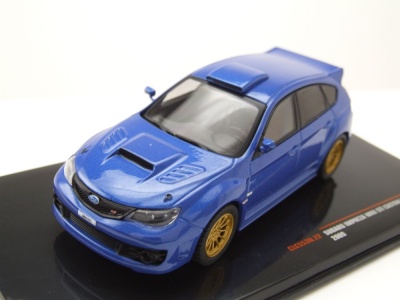 Subaru Impreza WRC STI 2009 blau Modellauto 1:43 ixo models
