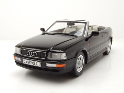 Audi 80 B3 Cabrio 1991 schwarz Modellauto 1:18 MCG
