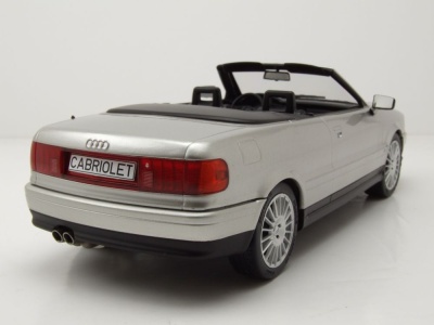Audi 80 B3 Cabrio 1991 silber Modellauto 1:18 MCG