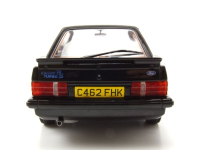 Ford Escort RS Turbo 1985 schwarz Modellauto 1:18 MCG