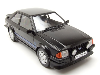 Ford Escort RS Turbo 1985 schwarz Modellauto 1:18 MCG