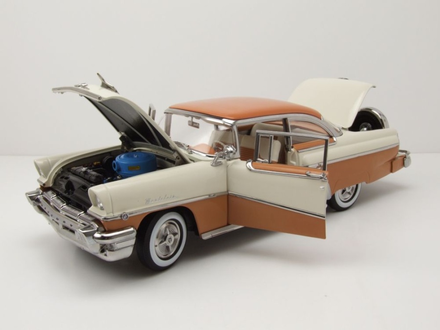 Modellauto Mercury Montclair Hardtop 1956 weiß 1:18 Sun Star bei