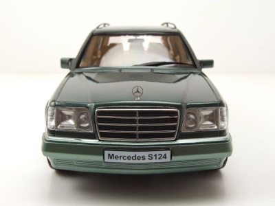 Mercedes E-Klasse T-Modell Kombi S124 1995 grün metallic Modellauto 1:18 Triple9