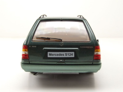 Mercedes E-Klasse T-Modell Kombi S124 1995 grün metallic Modellauto 1:18 Triple9