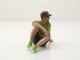 Figur #701 Mann mit Basecap grün für 1:18 Modelle American Diorama