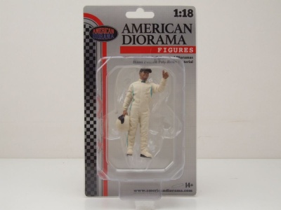 Figur A Racing Legends The 00s beige für 1:18 Modelle American Diorama