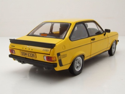 Ford Escort MK2 RS Mexiko RHD 1976 gelb Modellauto 1:18 Sun Star