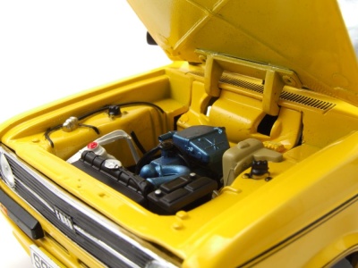 Ford Escort MK2 RS Mexiko RHD 1976 gelb Modellauto 1:18 Sun Star