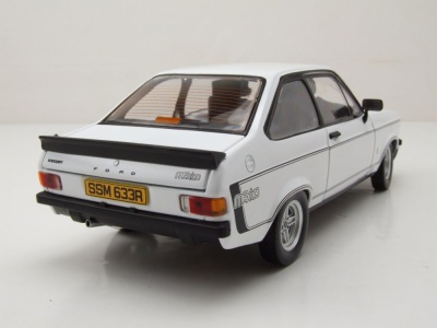 Ford Escort MK2 RS Mexiko RHD 1976 weiß Modellauto 1:18 Sun Star