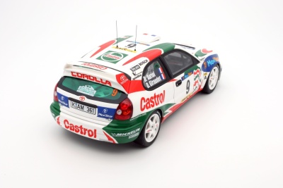 Toyota Corolla WRC #9 Rallye Catalunya 1998 weiß Auriol Modellauto 1:18 Ottomobile