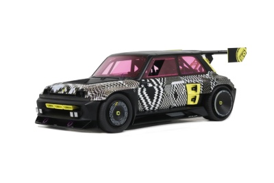 Renault 5 Turbo 3E 2022 matt schwarz Modellauto 1:18 Ottomobile