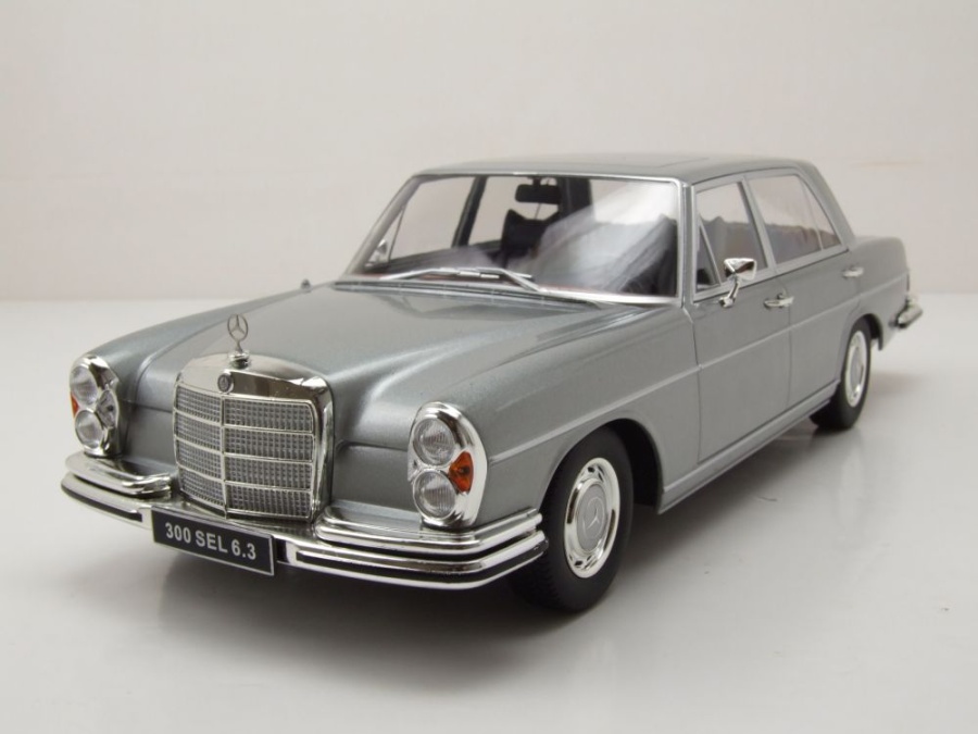 Mercedes 300 SEL 6.3 W109 1967 silber Modellauto 1:18 KK Scale