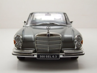 Mercedes 300 SEL 6.3 W109 1967 silber Modellauto 1:18 KK Scale