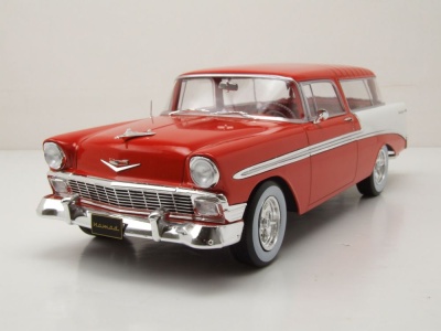 Chevrolet Bel Air Nomad Custom 1956 rot weiß...