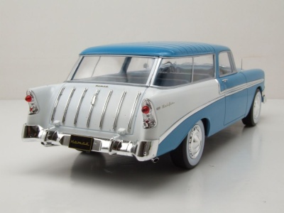 Chevrolet Bel Air Nomad 1956 blau weiß Modellauto...