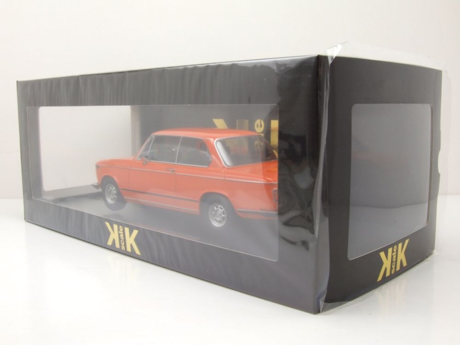 KK Scale 1:18 BMW 1502 2.SERIES ORANGE 1974 Diecast