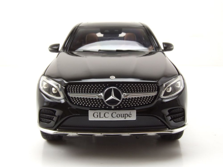 🚗 Maquette Mercedes GLC Coupé X253 2015 – IScale 1/18 Die-Cast Noir, Portes Ouvrantes