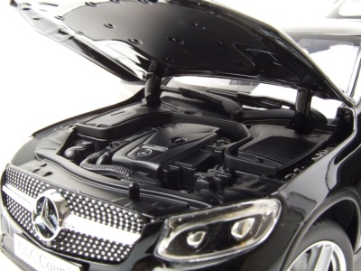 Mercedes GLC Coupe X253 2015 schwarz Modellauto 1:18 iScale