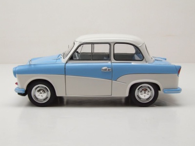 Trabant P50 Trabbi 1958 hellblau weiß Modellauto 1:18 Solido