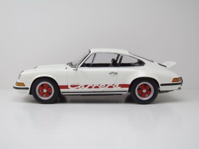Porsche 911 Carrera RS 2.7 1973 weiß rot Modellauto 1:12 Norev
