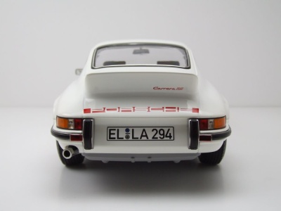Porsche 911 Carrera RS 2.7 1973 weiß rot Modellauto 1:12 Norev