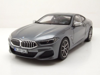BMW M850i 2019 grau metallic Modellauto 1:18 Norev