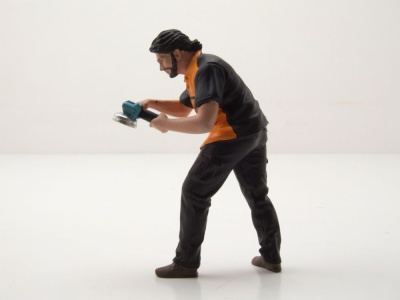 Figur Detail Master Buff & Wax schwarz orange...