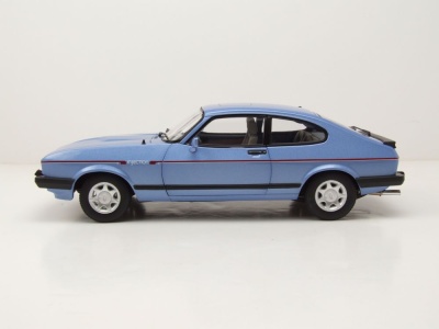 Ford Capri 2.8 Injection RHD 1984 blau metallic Modellauto 1:18 Norev