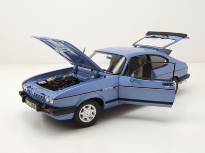 Ford Capri 2.8 Injection RHD 1984 blau metallic Modellauto 1:18 Norev