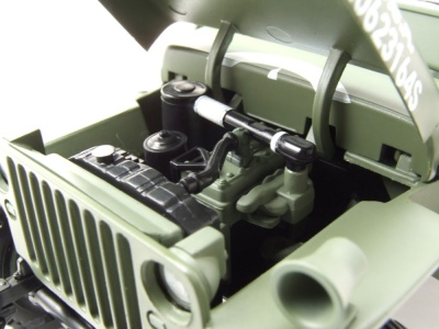 Jeep Army Militär D-Day 1944 grün Modellauto 1:18 Norev