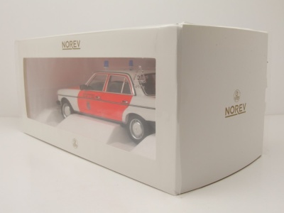 Mercedes 200 W123 Notarzt 1984 rot weiß Modellauto 1:18 Norev