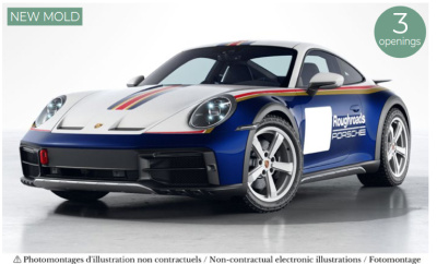 Porsche 911 Dakar Roughroads 2022 blau weiß...