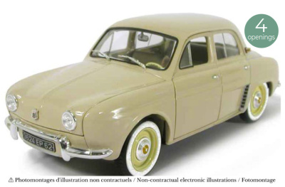 Renault Dauphine 1958 beige Modellauto 1:18 Norev