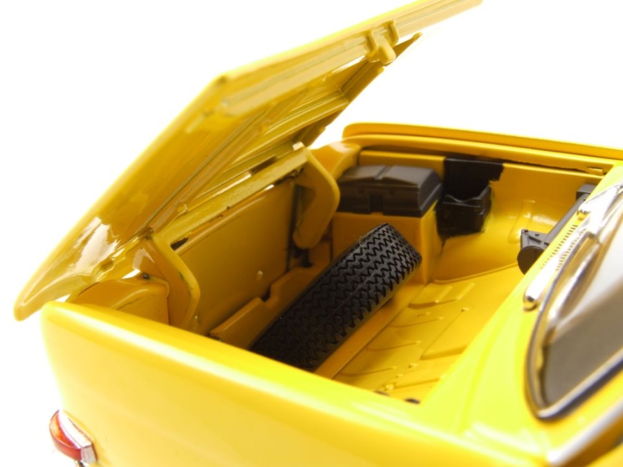 Simca 1000 LS Maya Yellow Norev 1/18 - Modèle Réduit Métal, Neuf Sous Boîte