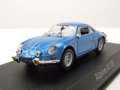 Alpine Renault A110 1600 S 1973 blau mit Seitenlogo...