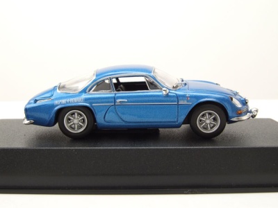 Alpine Renault A110 1600 S 1973 blau mit Seitenlogo Modellauto 1:43 Norev