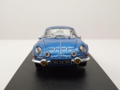 Alpine Renault A110 1600 S 1973 blau mit Seitenlogo Modellauto 1:43 Norev