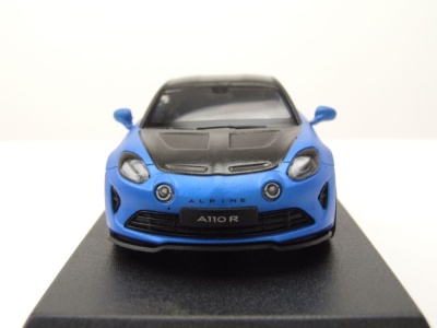 Alpine Renault A110 R 2023 matt blau schwarz Modellauto 1:43 Norev