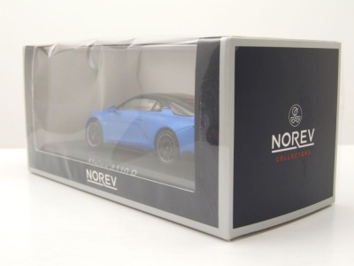 Alpine Renault A110 R 2023 matt blau schwarz Modellauto 1:43 Norev