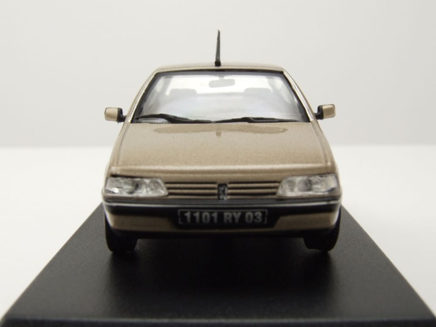 Modellauto Peugeot 405 SRi 1991 beige metallic 1:43 Norev bei
