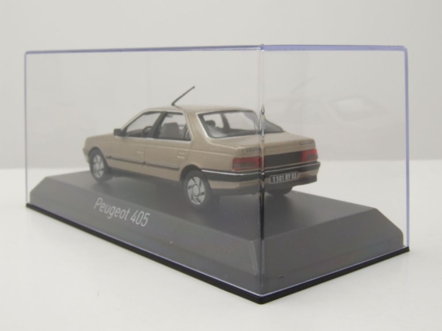 Modellauto Peugeot 405 SRi 1991 beige metallic 1:43 Norev bei